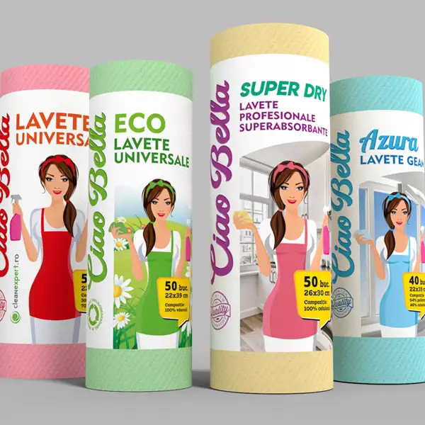 design eticheta wrapping ciao bella lavete